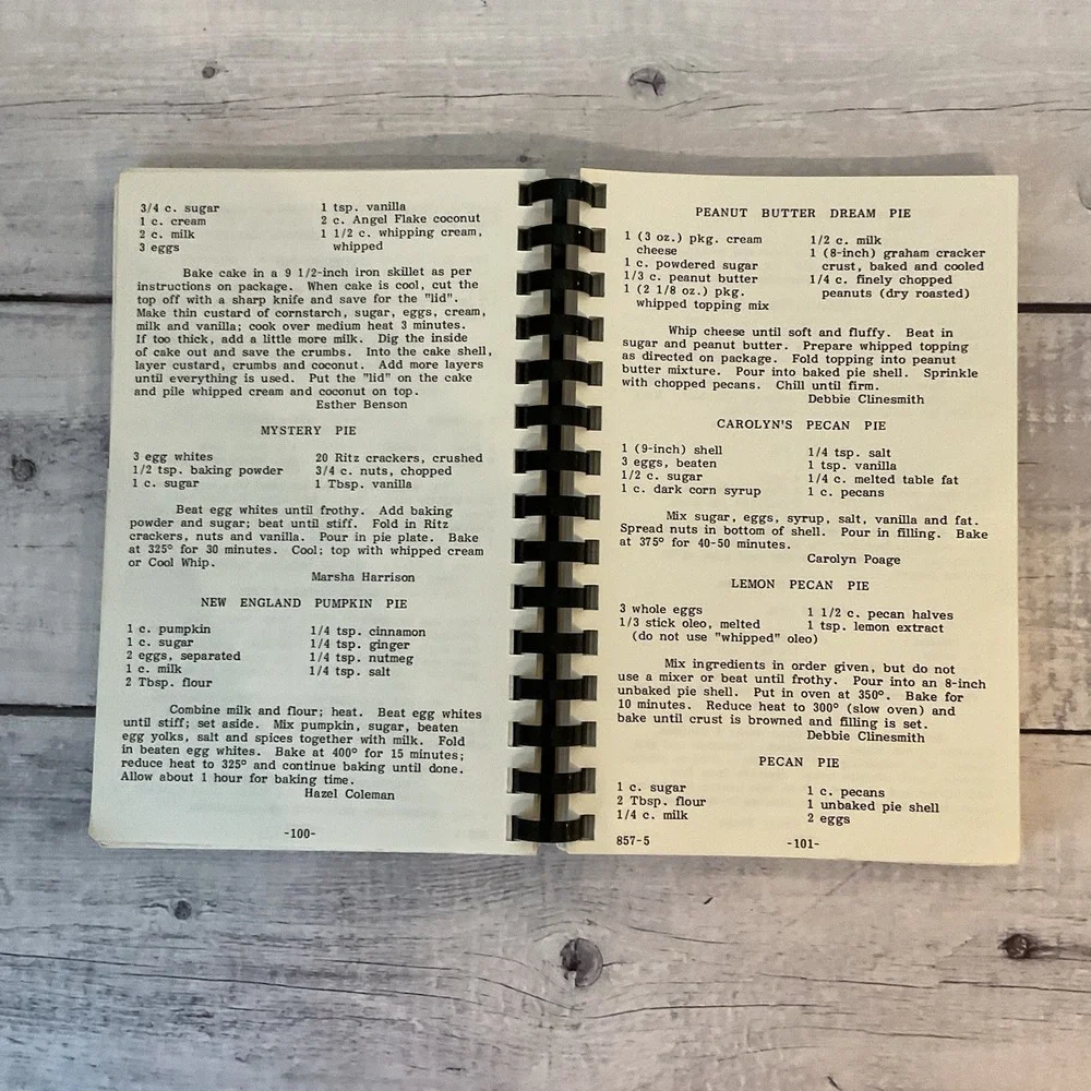 Country Cookbook Church Of The Nazarene Woodward Oklahoma 1984 Recipes